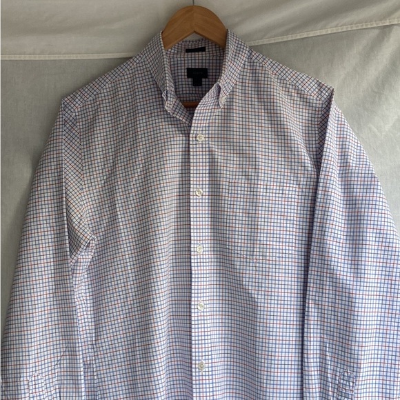 J. Crew Men's Multicolor Checkered Shirt - Picture 1 of 8